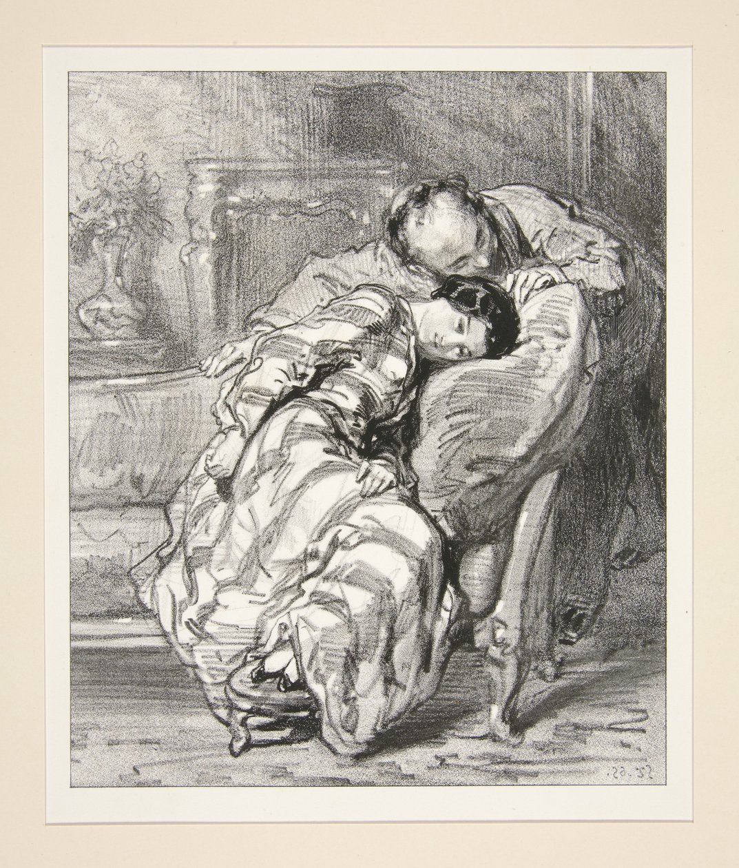This is the Darling to His Sweetheart by Paul Gavarni