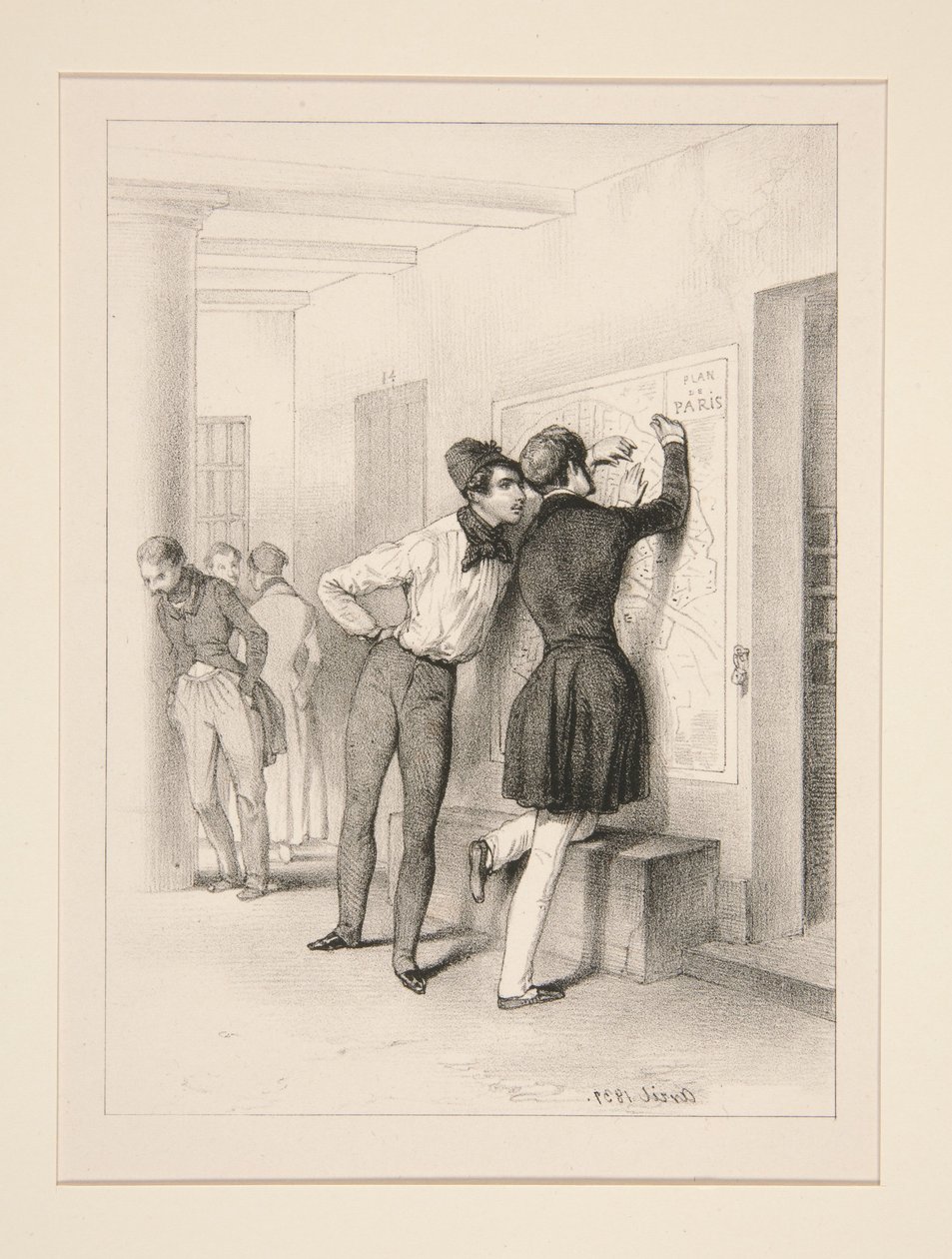 Detained for Debts by Paul Gavarni