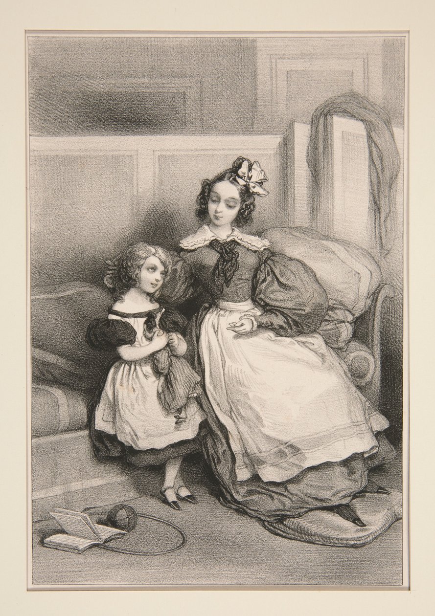 Two Sisters by Paul Gavarni
