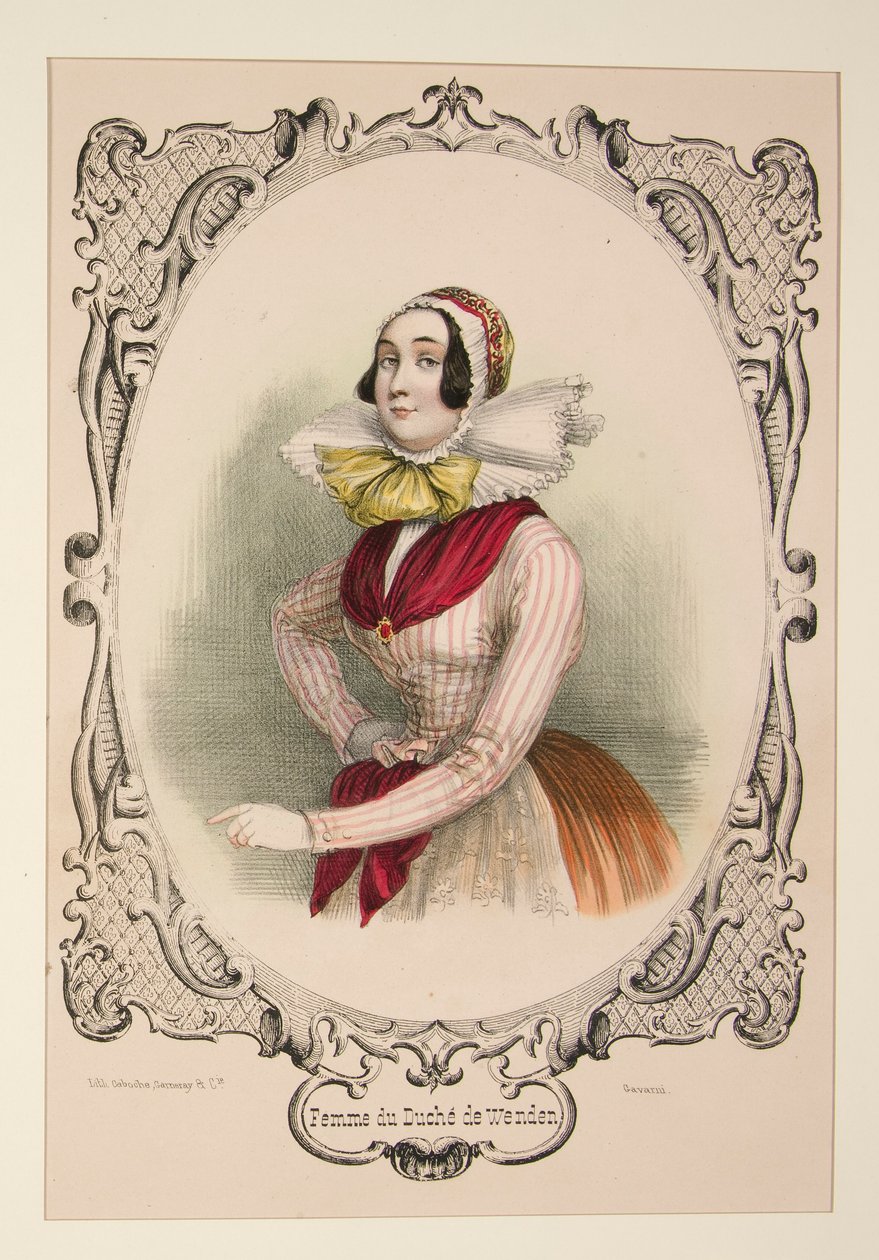 Woman of the Duchy of Wenden by Paul Gavarni