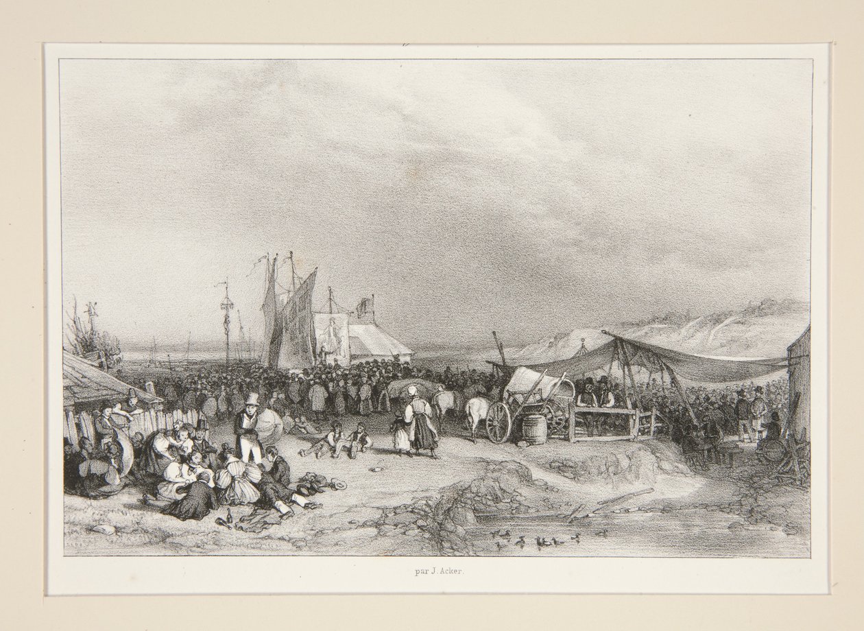 Village Festival by Paul Gavarni