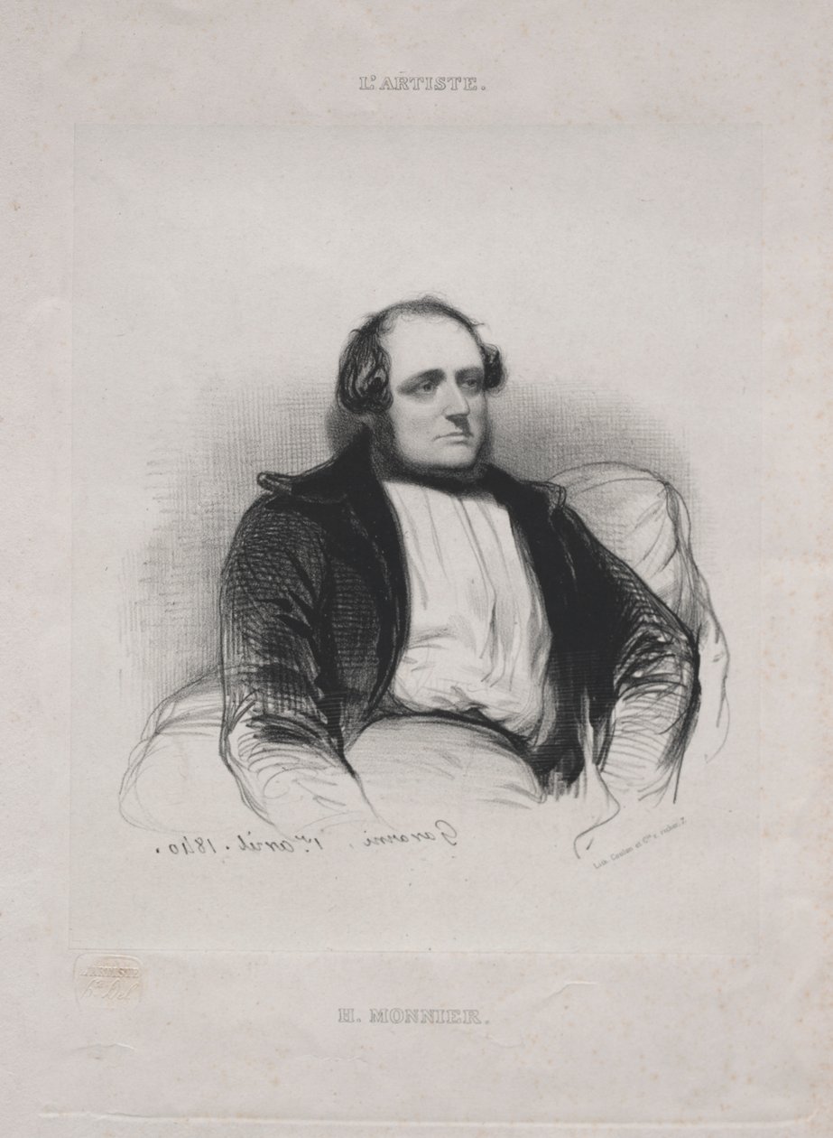 Henri (Bonaventure) Monnier by Paul Gavarni