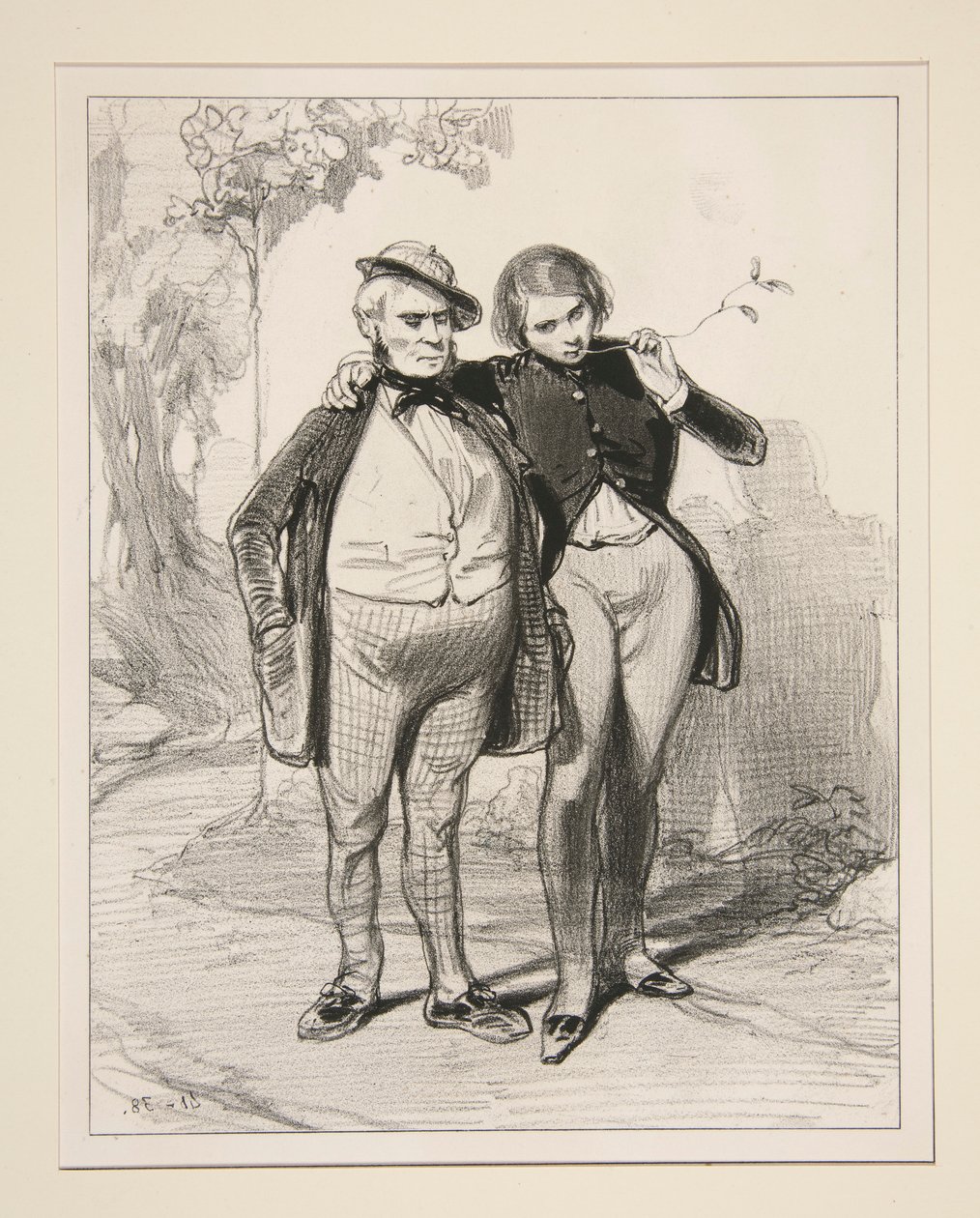 I Have Not Kept the Fifty Francs You Owe Me for Six Months by Paul Gavarni