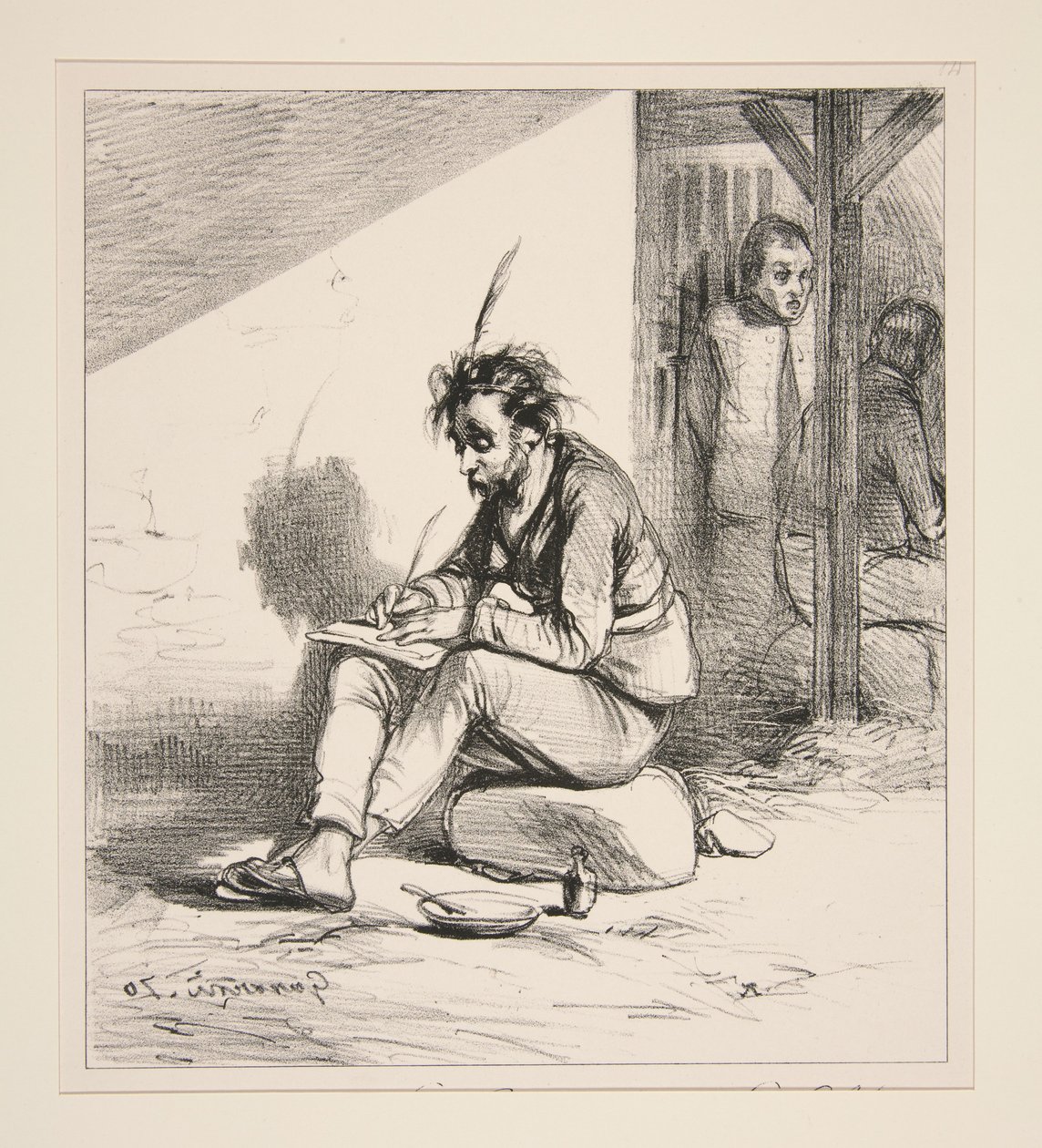 I, the undersigned, King of Batignolles, Prince of Clichy,... by Paul Gavarni
