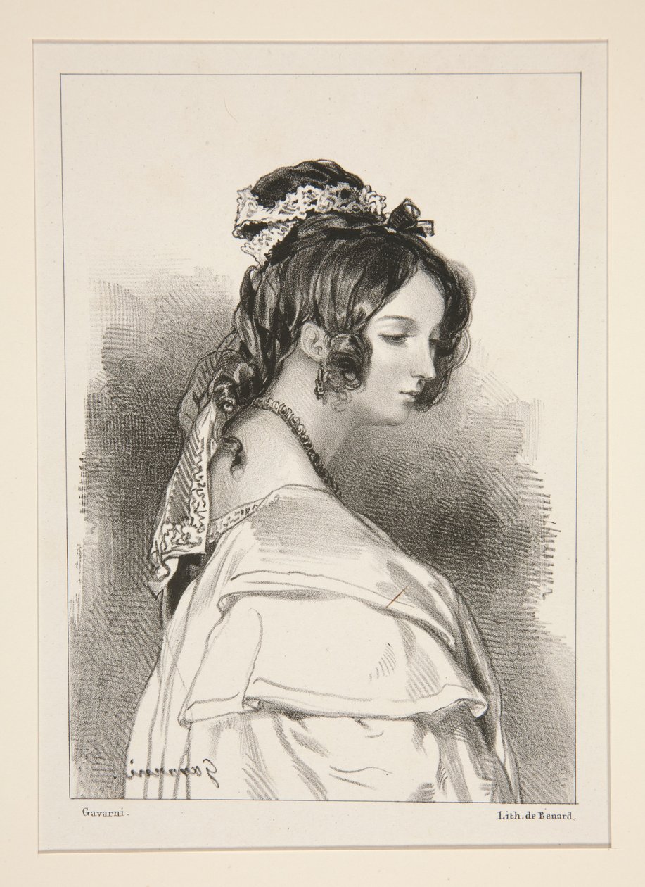 Julia Farnese by Paul Gavarni