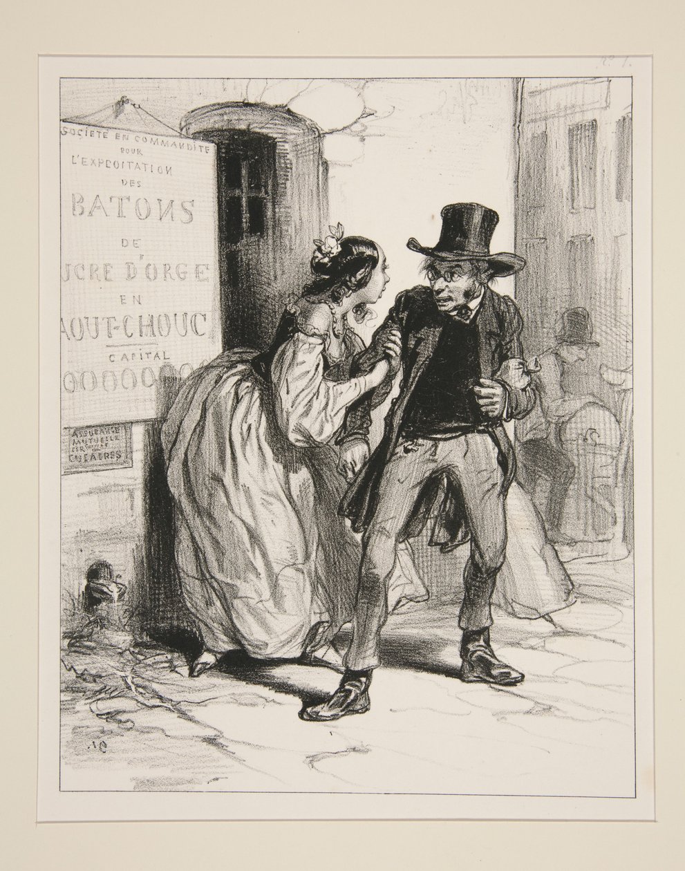 The Action and the Capitalist by Paul Gavarni