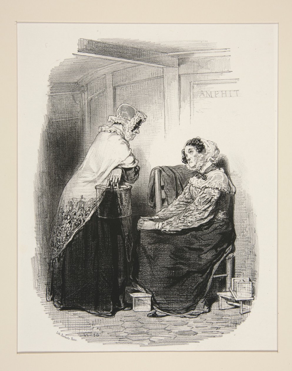 The Usherette by Paul Gavarni