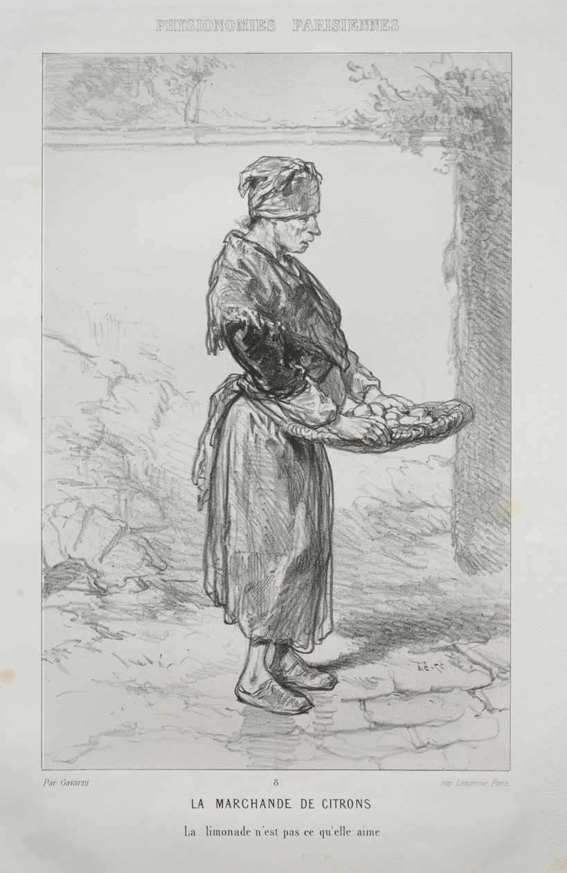 The Lemon Seller by Paul Gavarni