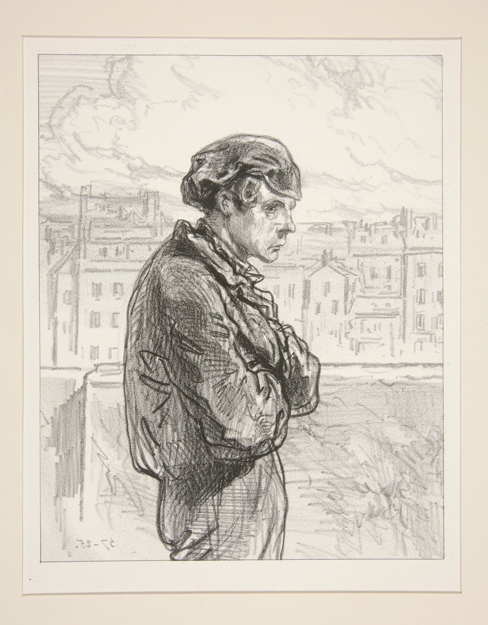 The Handkerchief Hunt. by Paul Gavarni