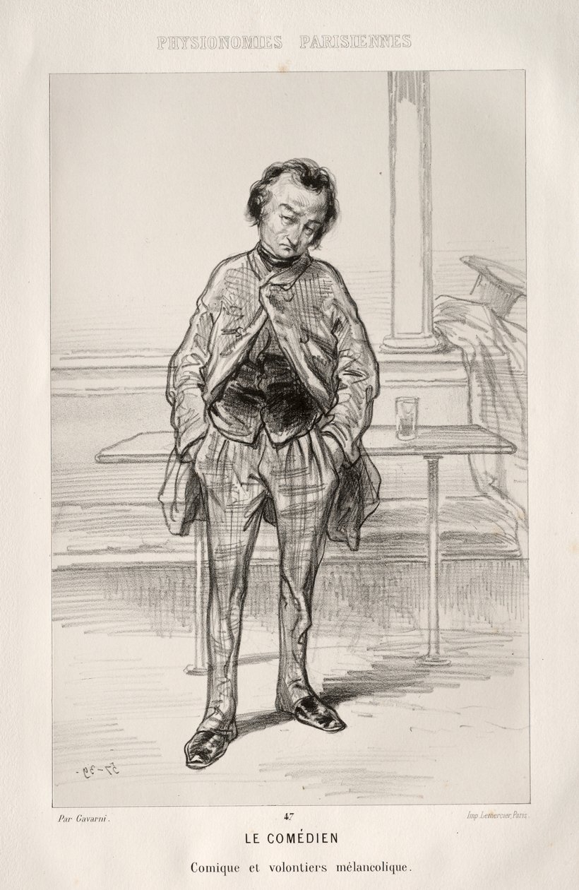 The Comedian by Paul Gavarni