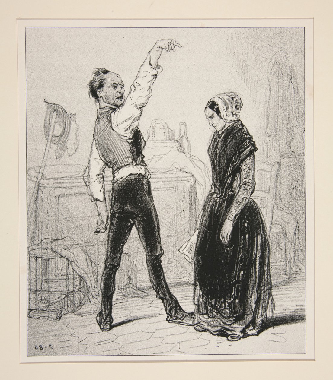The Comedian Husband by Paul Gavarni