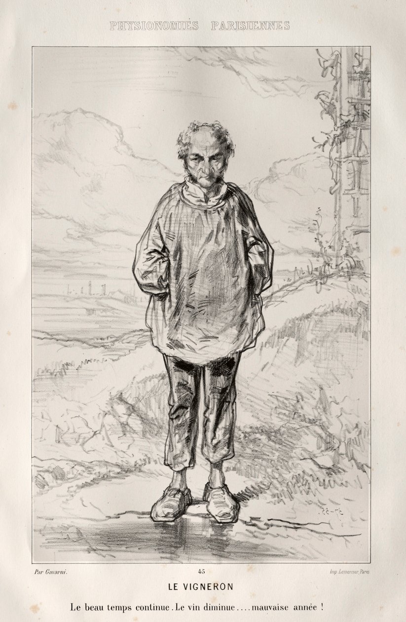 The Vintner by Paul Gavarni