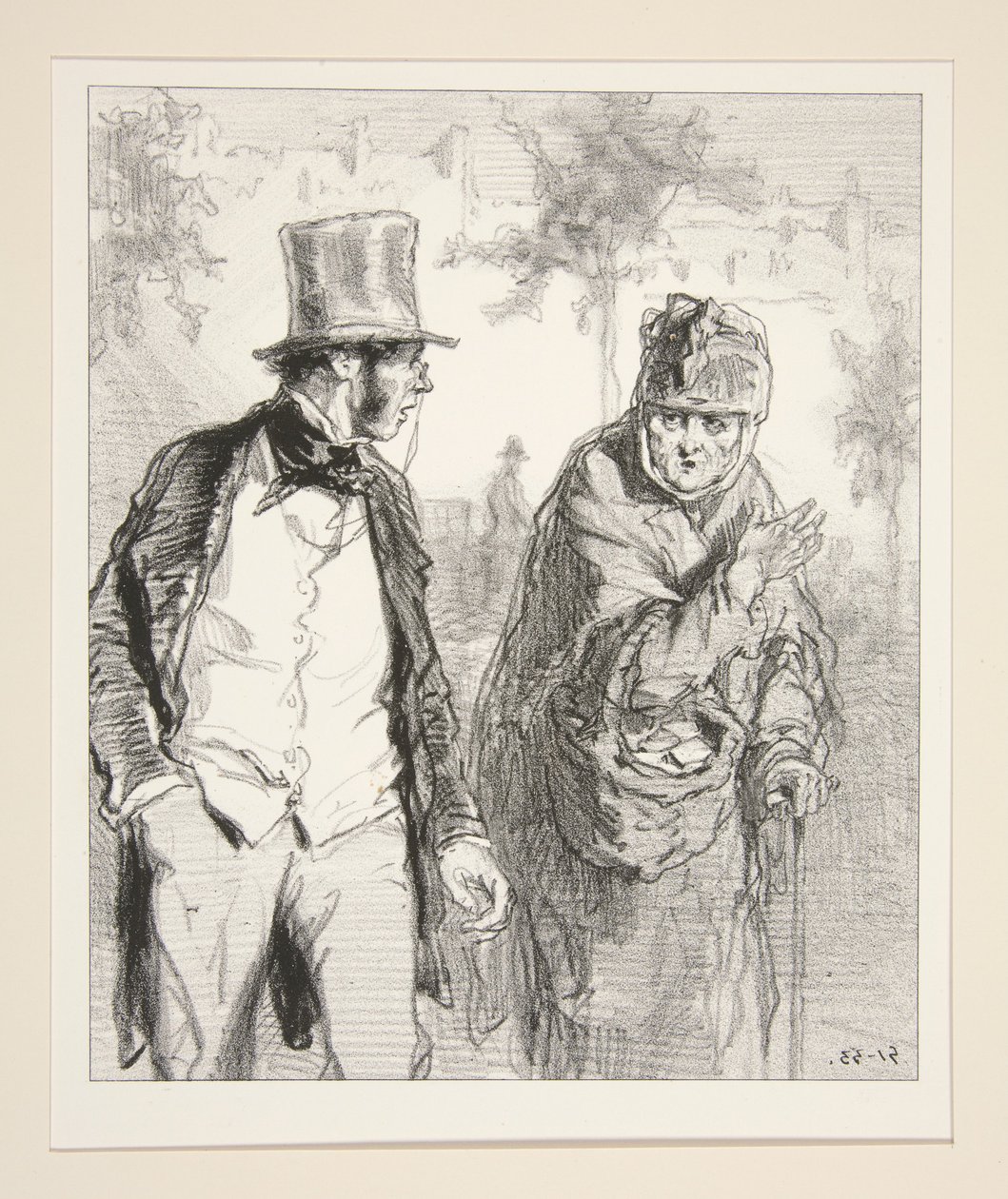 The First Loves of a "Made" Man by Paul Gavarni