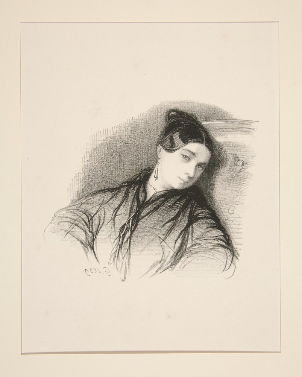 Mme. Le Roy by Paul Gavarni