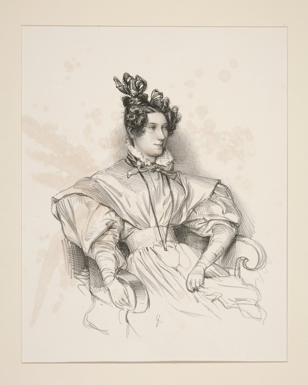 Mme. Mangin by Paul Gavarni