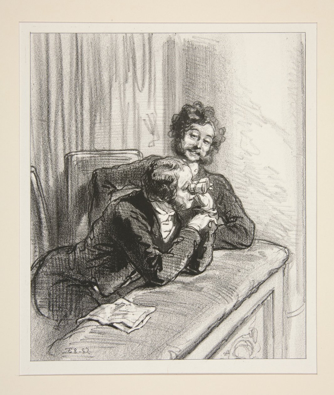 My Dear Sir, Your Wife Is Charming.... by Paul Gavarni