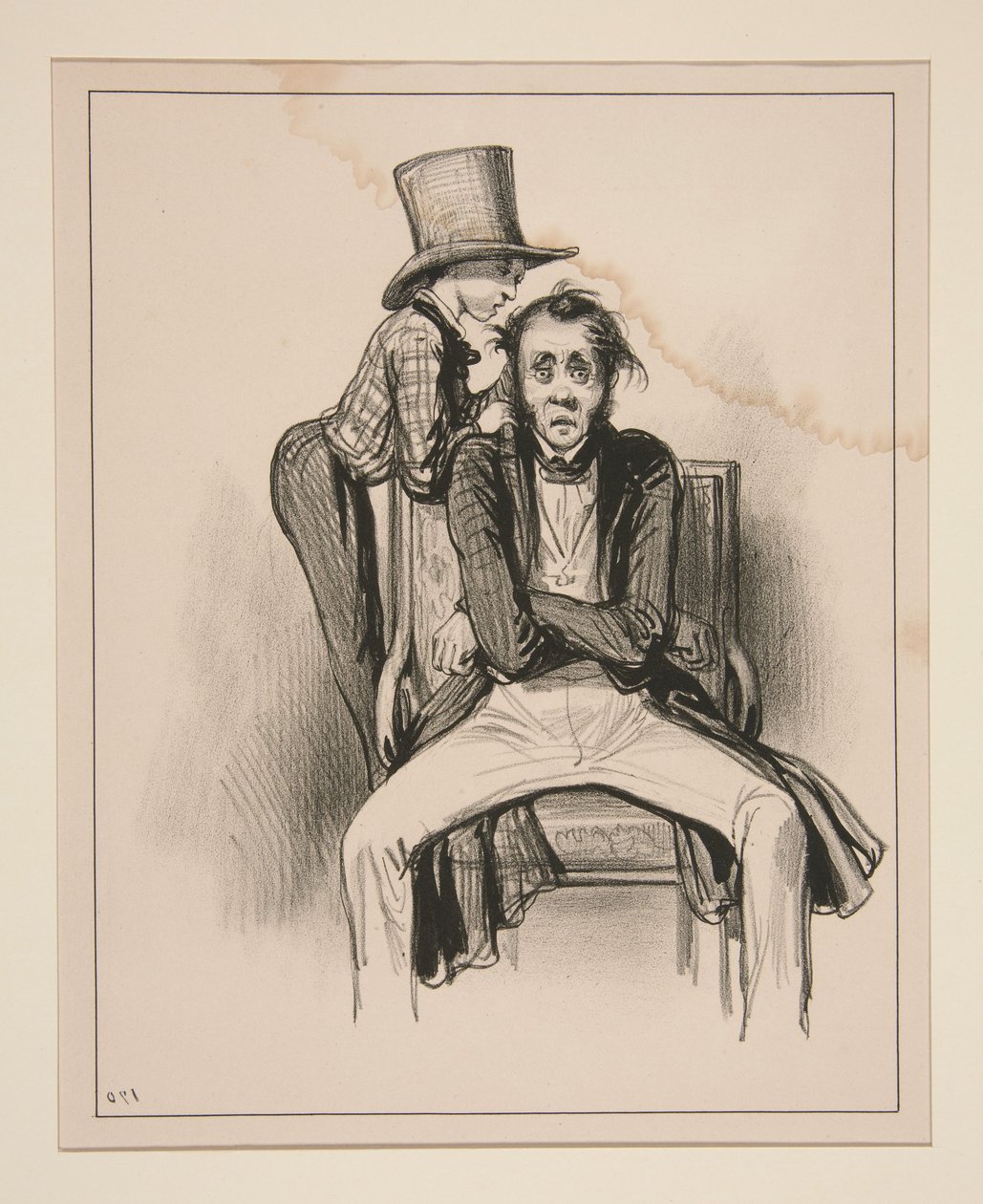 ...Monsieur Albert? He is a gentleman from the Jardin des Plantes... by Paul Gavarni