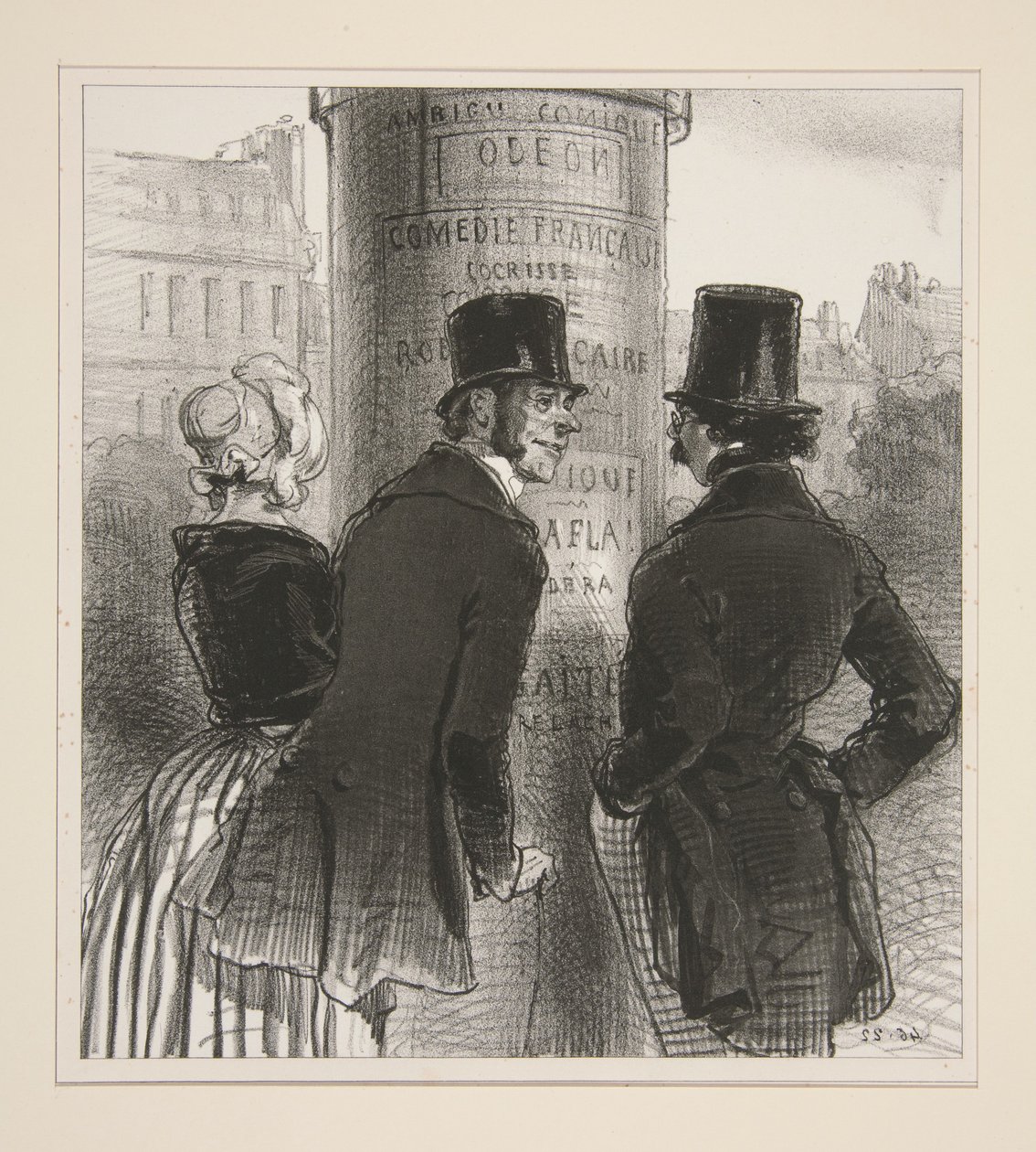 Sir, What is the Best Troupe in Paris, Please?... by Paul Gavarni