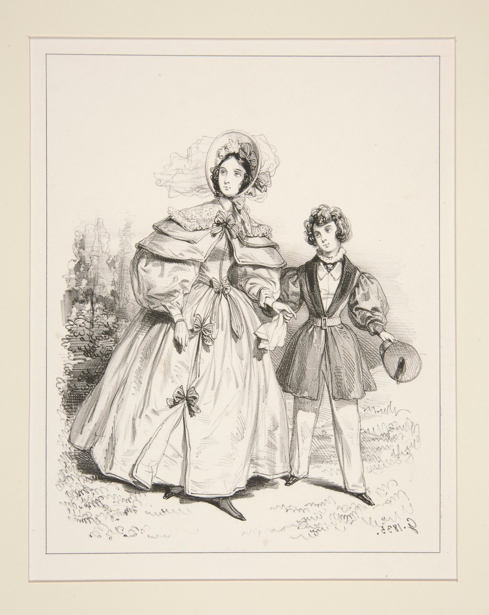 Morning Negligee. 1835. by Paul Gavarni