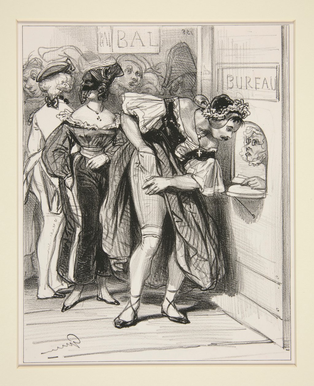 No. 1 - A Rider and a Lady by Paul Gavarni