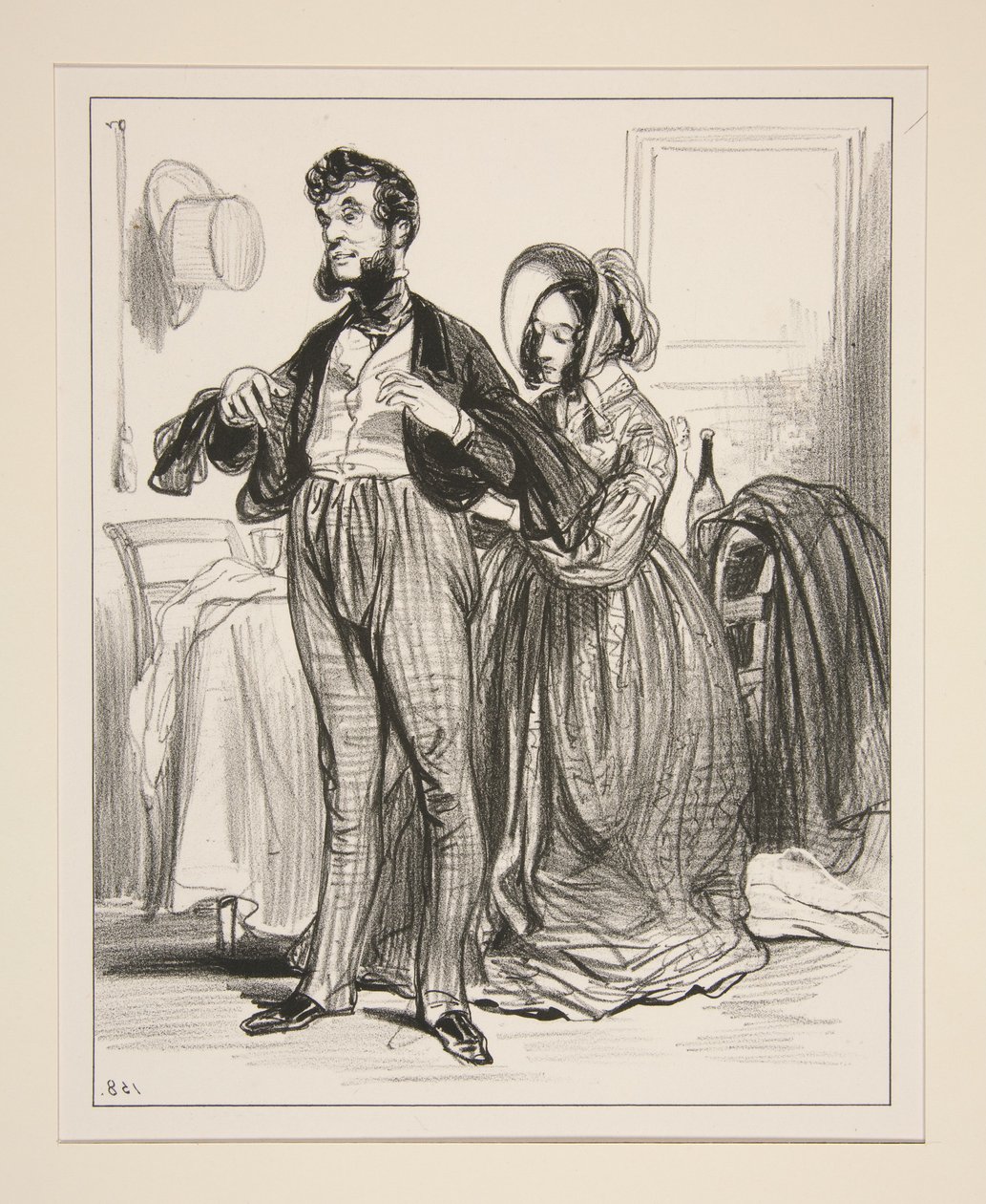 Where are we going? To the French? - We are playing Moliere!... by Paul Gavarni