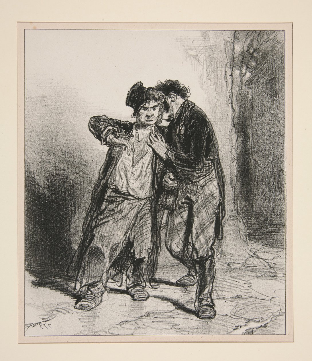 Yes, Perrochet!...I will pour into your bosom the... by Paul Gavarni