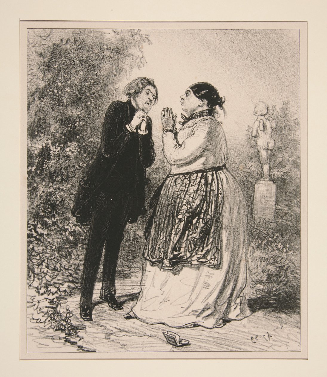 Paul! My Friend! Would You Take Me for a Loose Woman? by Paul Gavarni