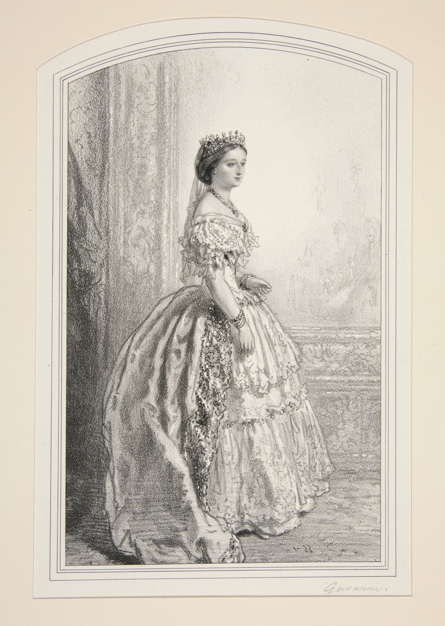 Her Majesty Empress Eugenie by Paul Gavarni