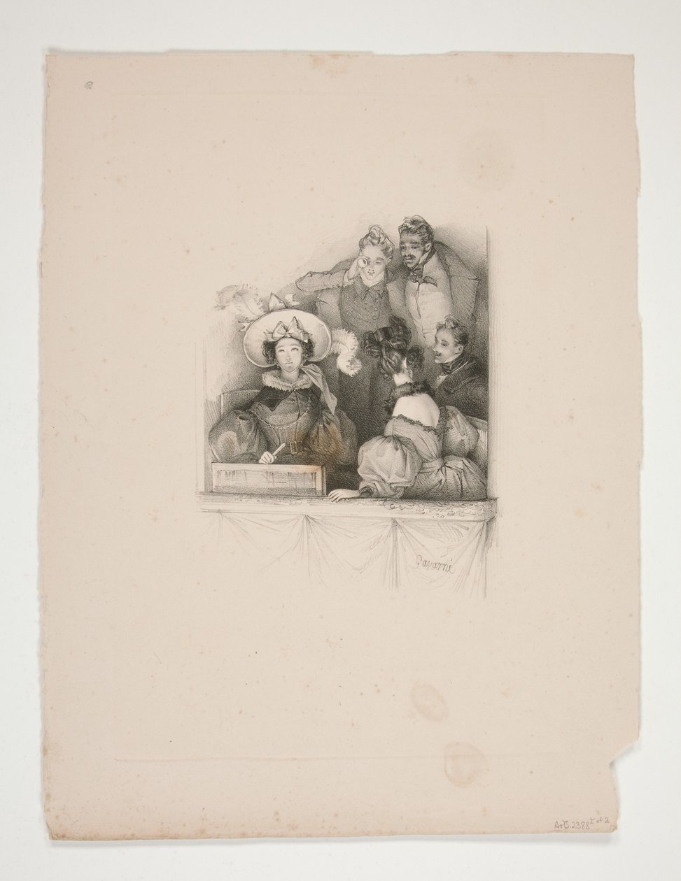 A Box at the Opera by Paul Gavarni
