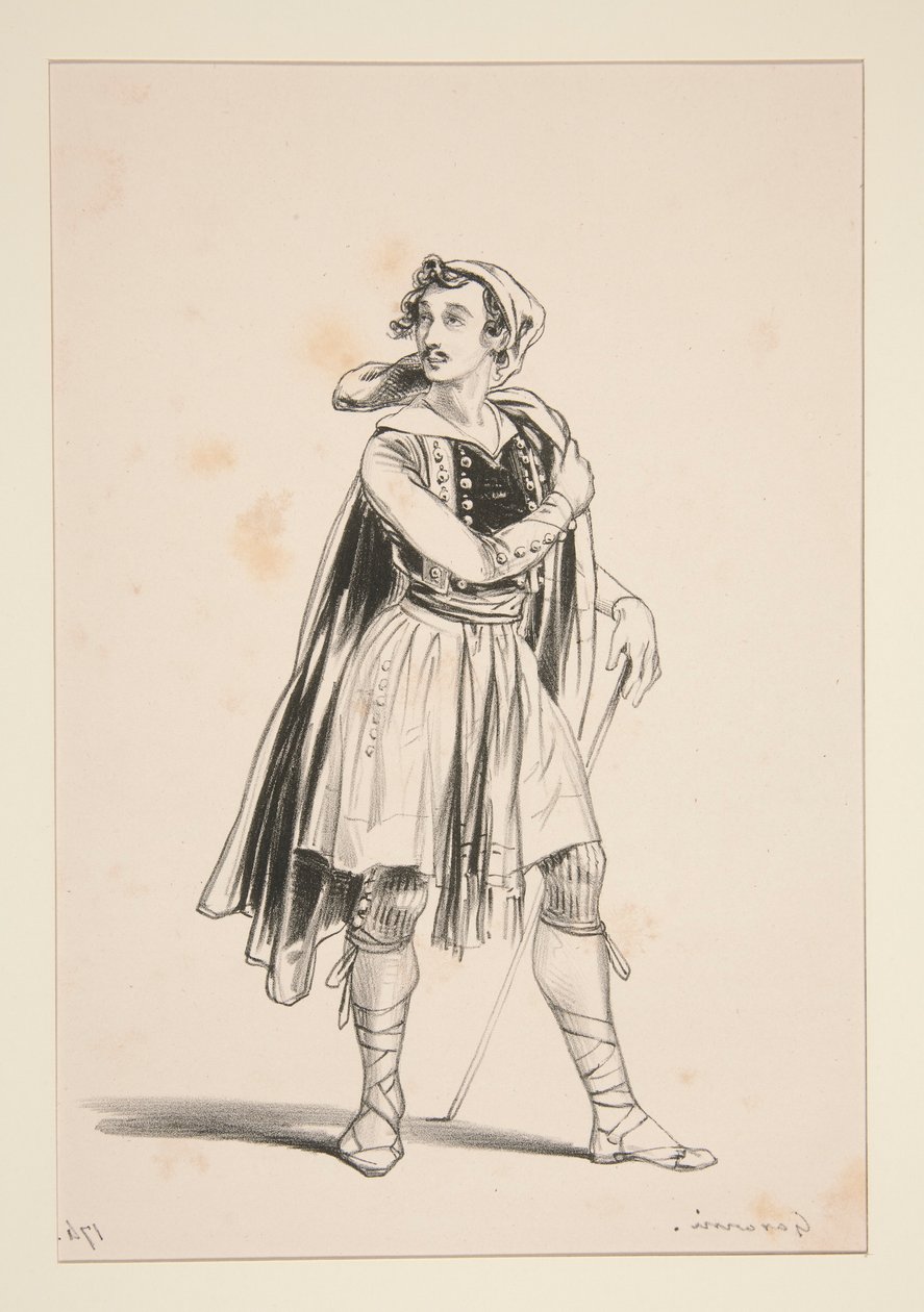 VALENCIEN. Woolen bonnet by Paul Gavarni