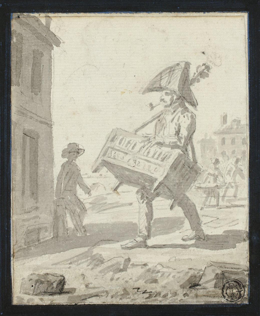 Soldier Carrying a Piece of Furniture by Paul Gregoire
