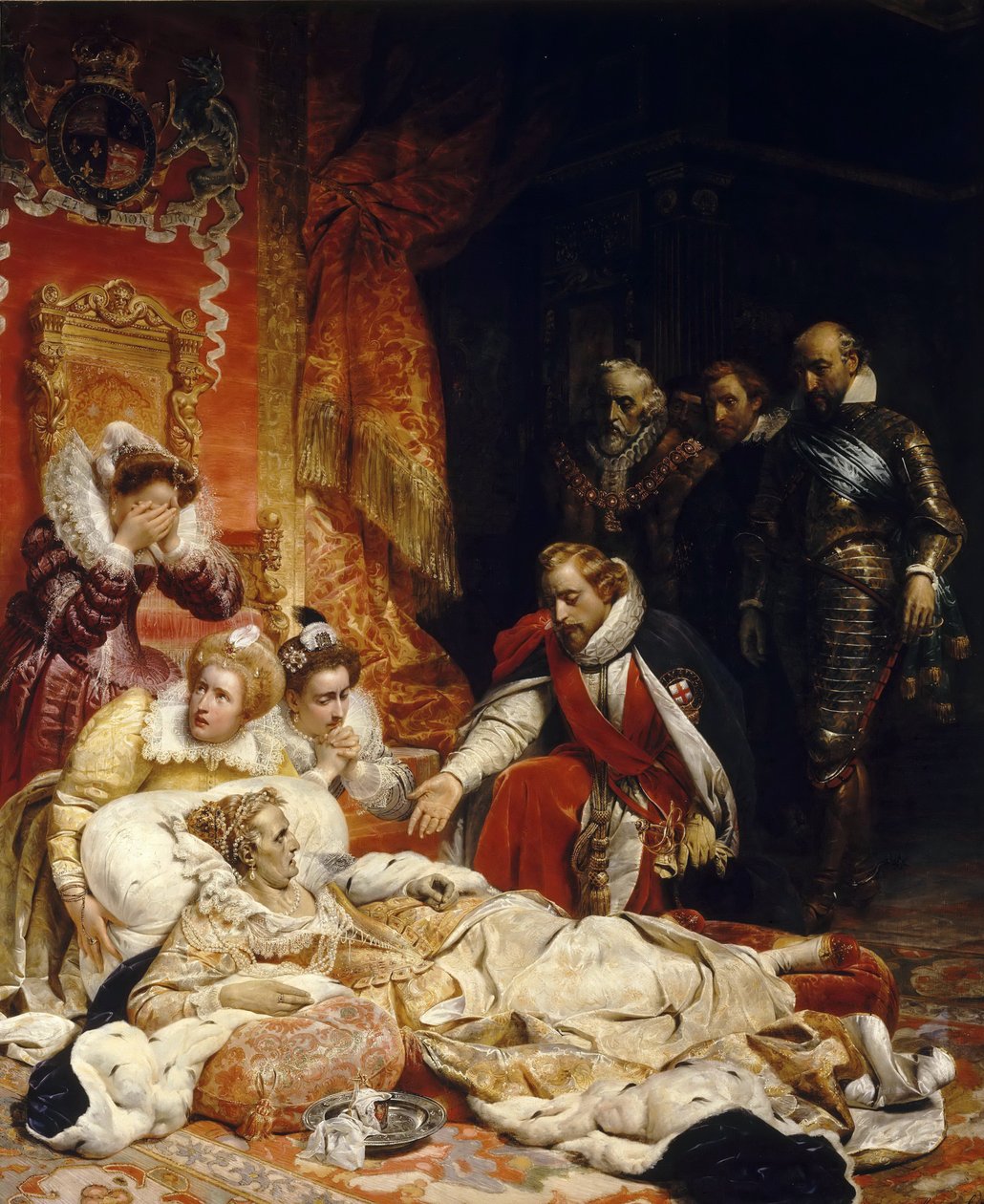 The Death of Elizabeth I, Queen of England by Paul Delaroche