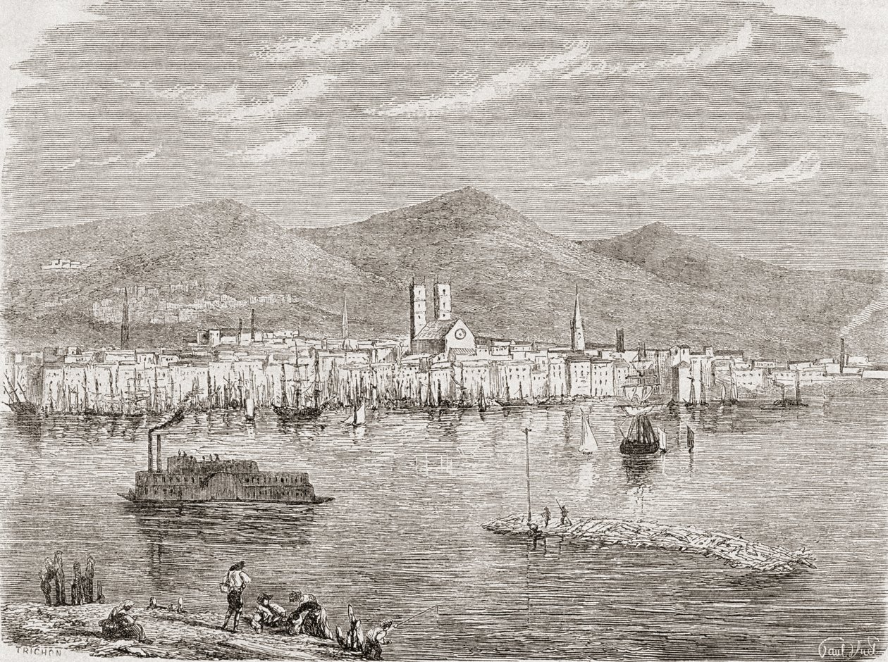 Montreal in the 1860s, Engraved by Auguste Trichon by Paul Huet
