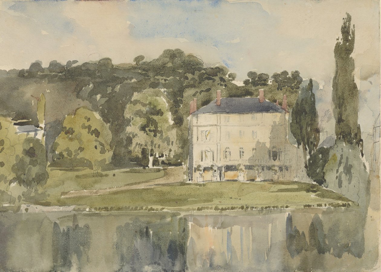 View of the Château at Folembray, ca. 1831 by Paul Huet