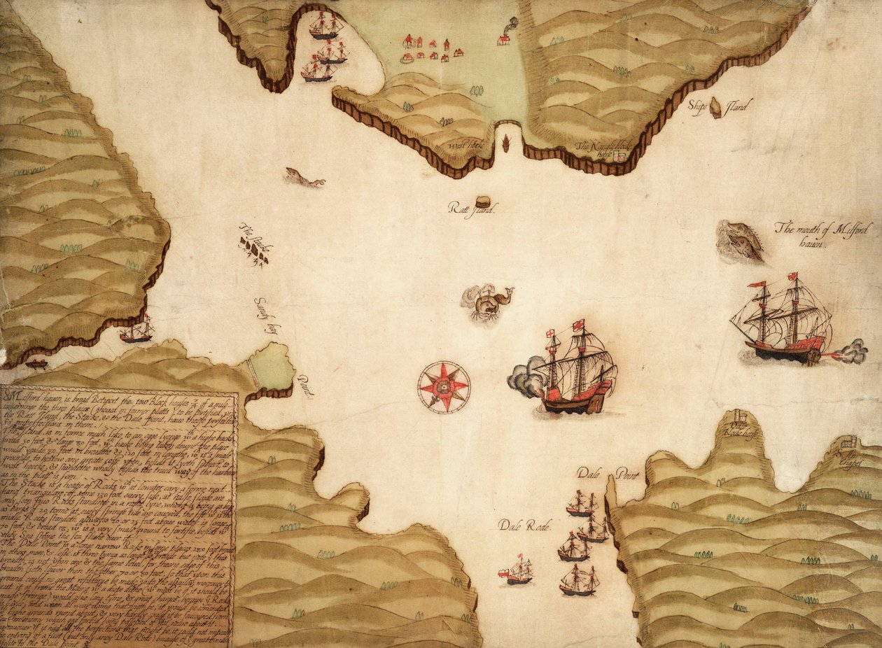 Chart of Milford Haven in St Georges and Bristol Channel by Paul Ive