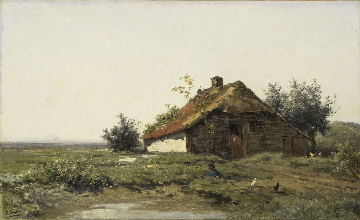 Farm in the Open Fields by Paul Joseph Constantin Gabriel