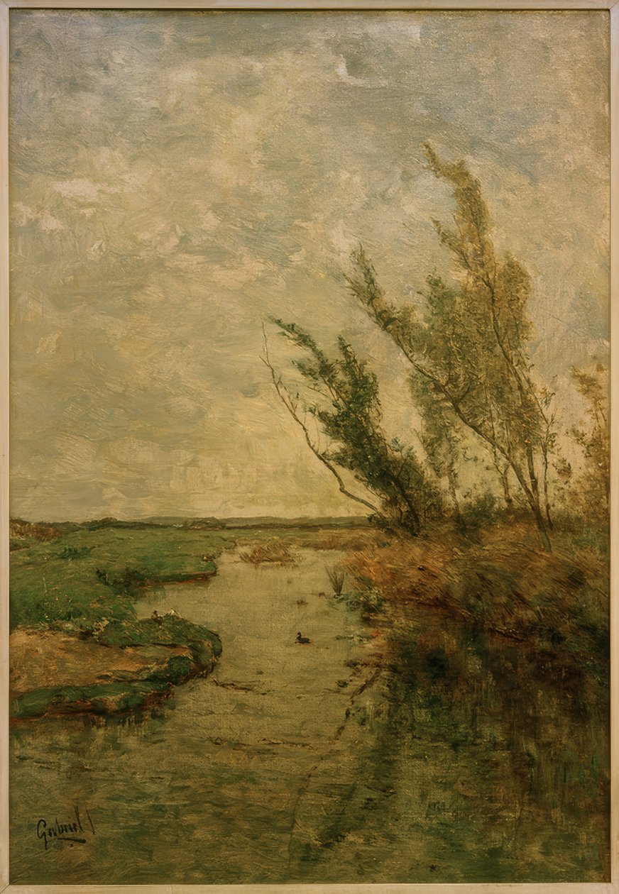 Polder Landscape by Paul Joseph Constantin Gabriel