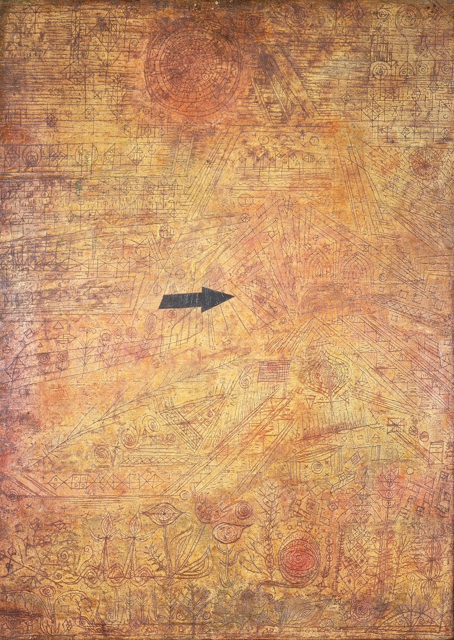 Arrow in the Garden by Paul Klee
