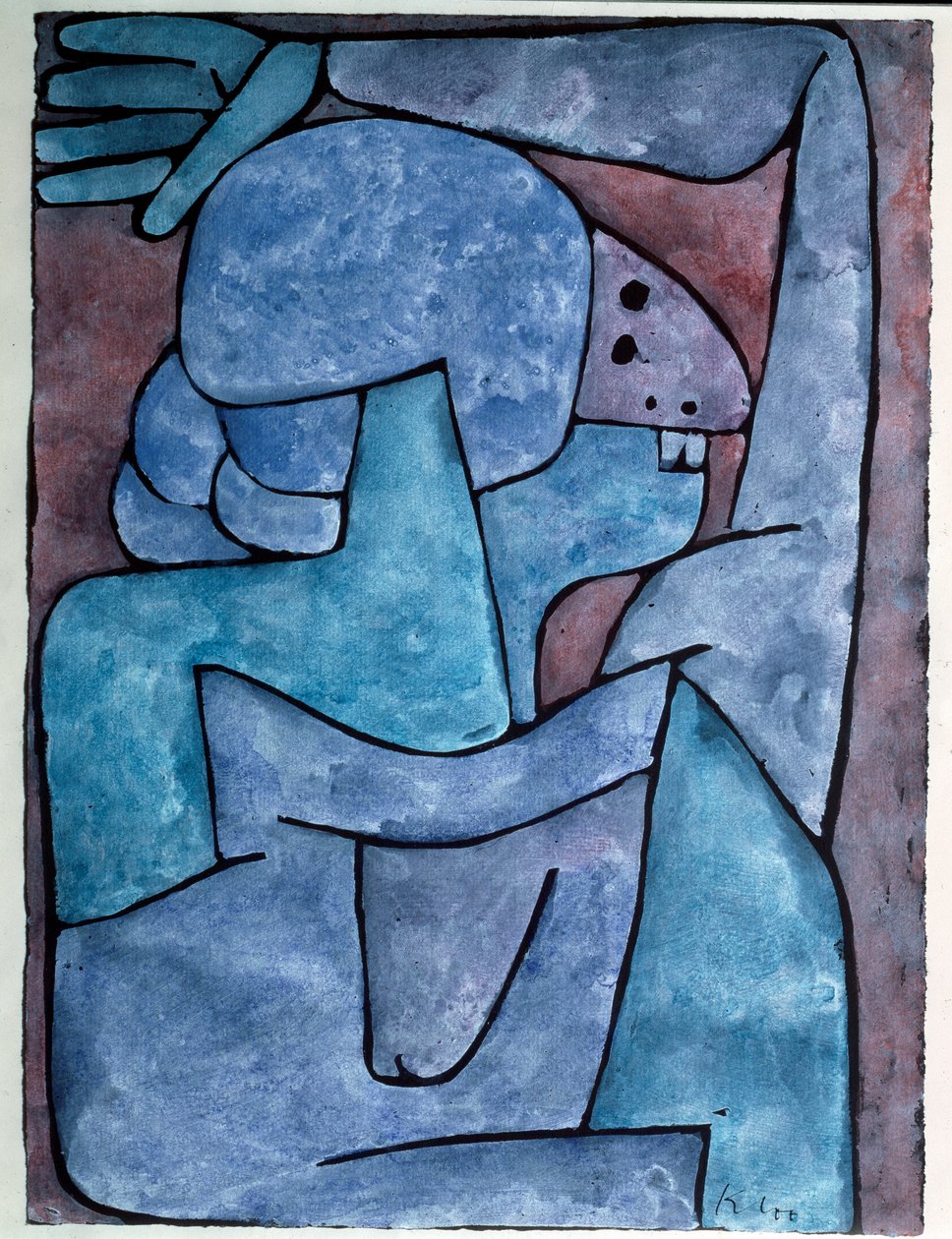 Backbiting woman by Paul Klee