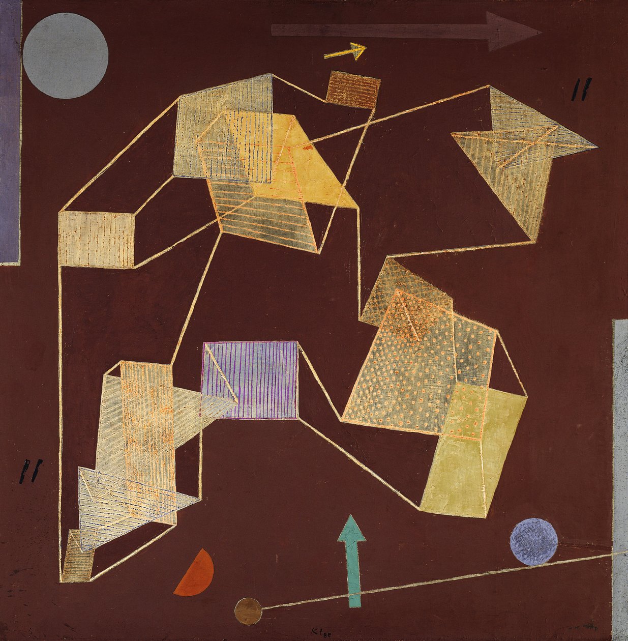 Buoyancy and Displacement (Soaring) by Paul Klee