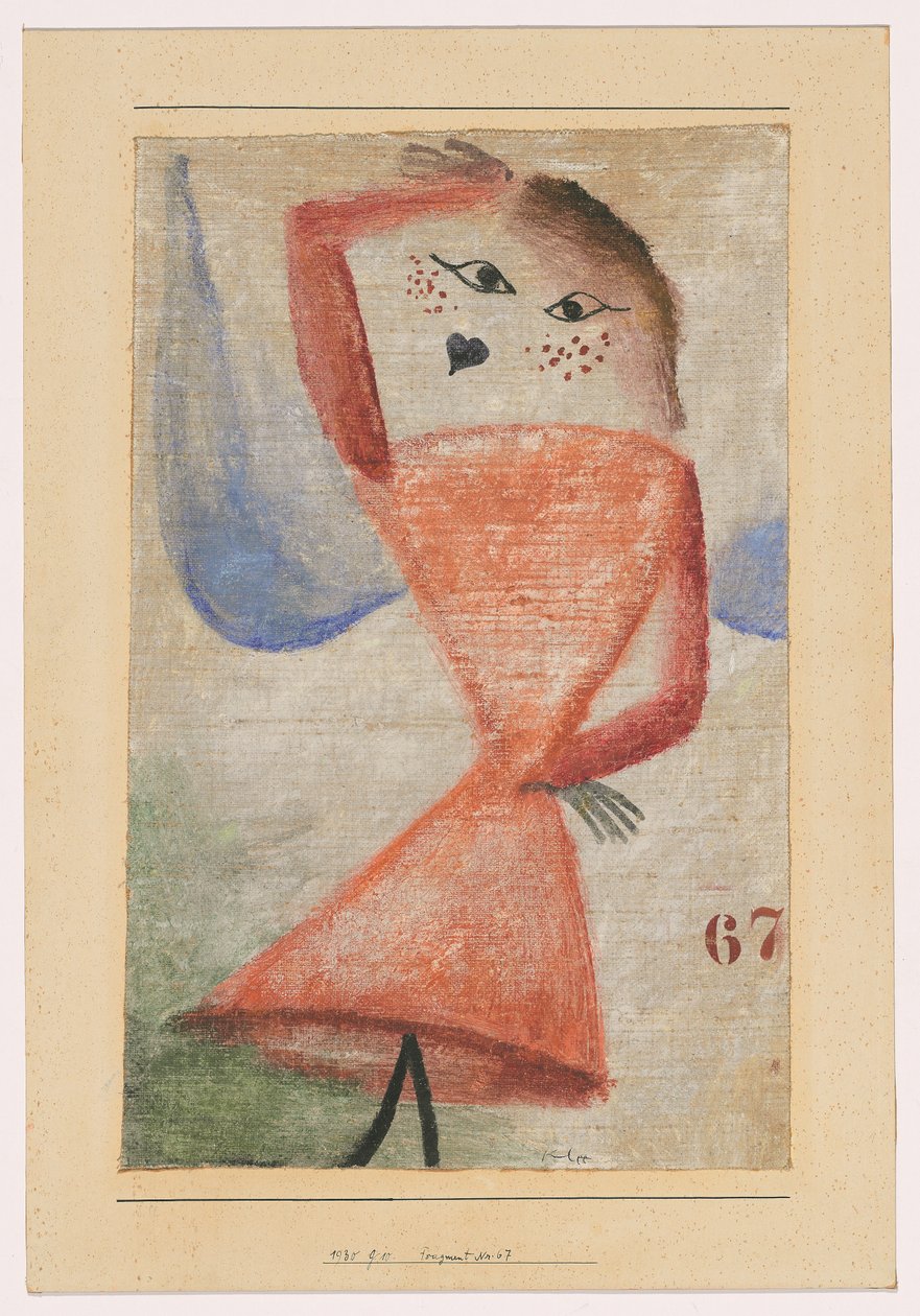 Fragment Nr. 67 (Angel) by Paul Klee