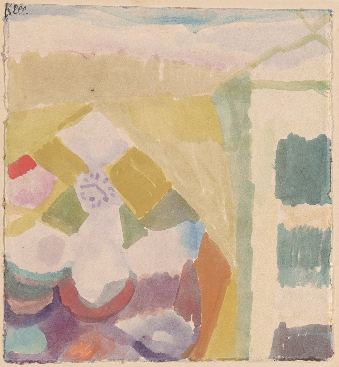 Interior with the Clock by Paul Klee