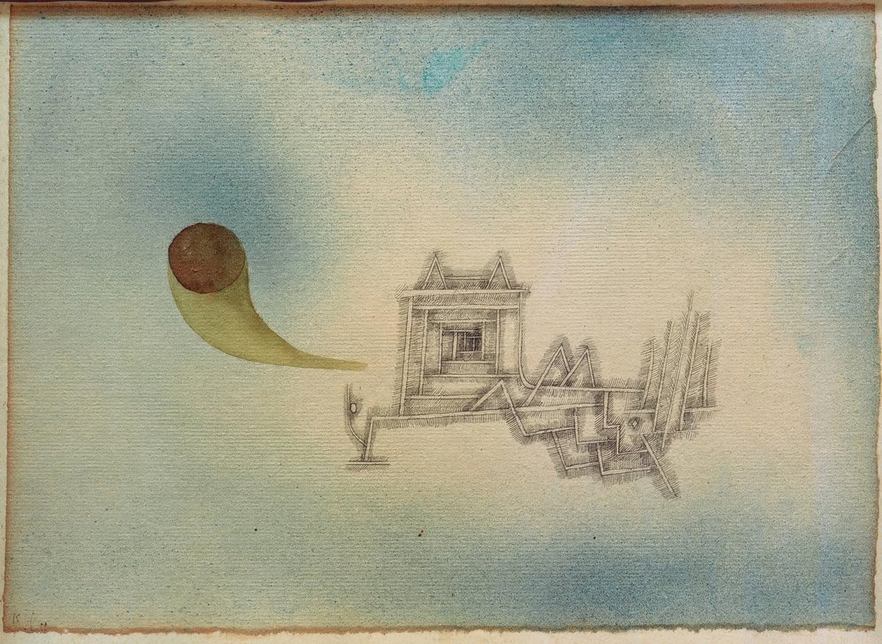 Hunting Pavilion by Paul Klee