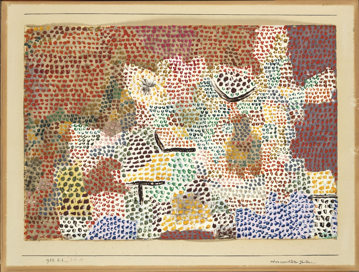 Just Like a Garden Run Wild by Paul Klee