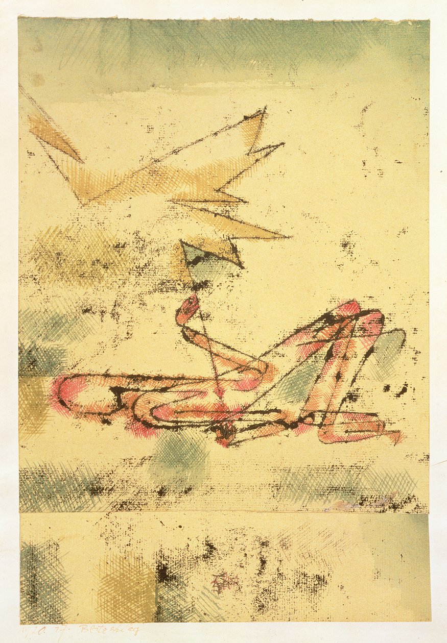 Lightning Stroke by Paul Klee