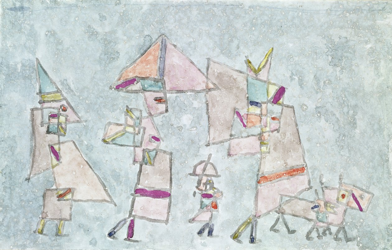 Promenade in the Orient by Paul Klee
