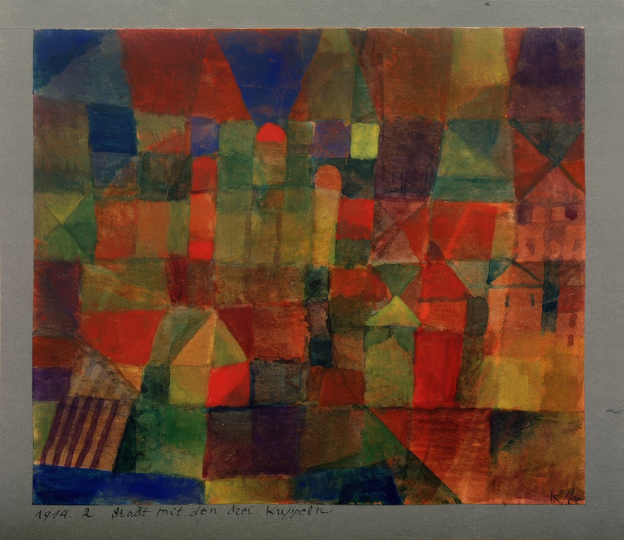 City with Three Domes by Paul Klee: Buy fine art print