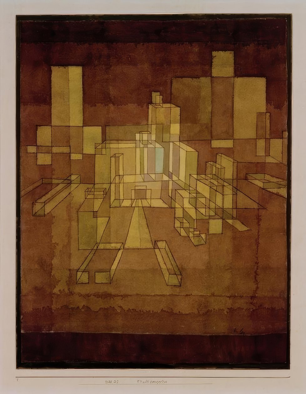 City Perspective by Paul Klee