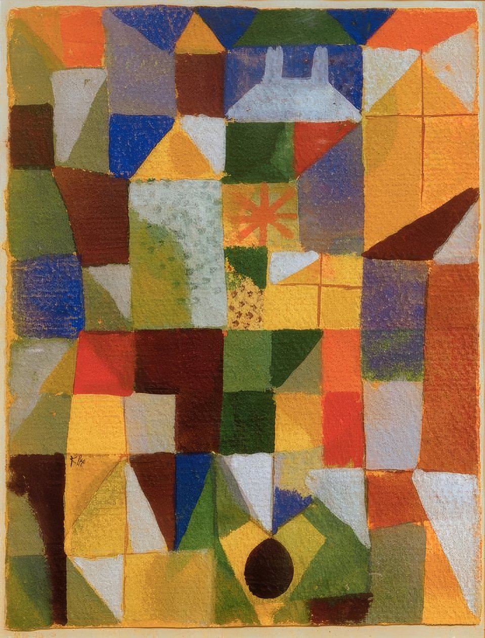 Urban Composition with Yellow Windows by Paul Klee