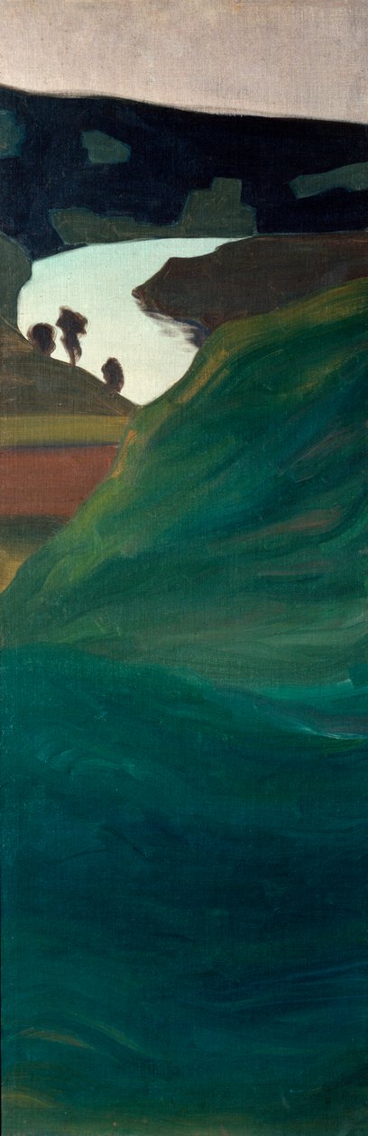 View of the Valley of the Aar River by Paul Klee